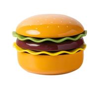 Fonowx Juego de Vajilla Burger Cerámica Platos Decorativos Apilables para Presentaciones de Snacks Ensaladas Condimentos Adecuado para Cocina Picnic