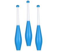 Fonowx Juguete de Set de Clubes Bastones Palos con Diseño Especial para Agarre Continuo y Funciones Versátiles Adecuado para Escenas Circenses y Presentaciones Educativas, Azul