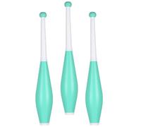 Fonowx Juguete de Set de Clubes Bastones Palos con Diseño Especial para Agarre Continuo y Funciones Versátiles Adecuado para Escenas Circenses y Presentaciones Educativas, Verde