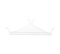 Fonowx Macetero Colgante para Cubículo de Oficina, Estante de Almacenamiento para Balcón, Organizador de Fácil Instalación para Jardín, Blanco, Triángulo