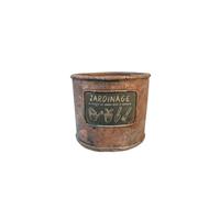Fonowx Macetero de Cemento Maceta Florero, 9.5 Cm X 8.5 Cm, Estilo Retro Europeo, Diseño De Barril Recto, Acabado Envejecido