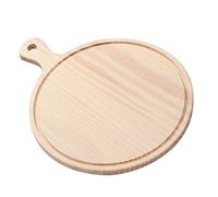 Fonowx Madera, Tabla de Madera, Tabla Resistente a Los Cortes con Asa, Placa de Madera para, 12 Pulgadas