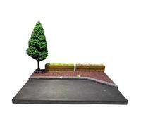 Fonowx Maqueta de Escena en Miniatura a Escala 1/64: Escena de Esquina de Ciudad para Figura de Juguete Pequeña.