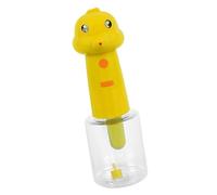 Fonowx Máquina Eléctrica de Espuma de Limpieza para Perros para Baño, Botella Mezcladora de Champú para Mascotas de Dibujos Animados, Máquina de Espuma para, Amarillo