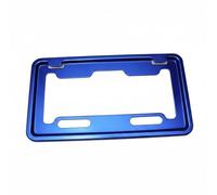 Fonowx Marco de Matrícula para Vehículo Soporte Placa Bastidor Portaplacas Soporte Matrícula de Aluminio Aleación Anticorrosión Estructura Prensada Evita, Azul