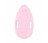 Fonowx Mini Skateboard Deck Tabla Compacta Teardrop Madera Arce Manijas Orificios de Ejes Superficie Pulida para Instalar Rápido Adecuado para, Rosa Claro, 44 Cm X 25 Cm