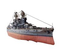 Fonowx Modelo 3D de Barco Naval US BB-39 Kit de Papel para Construir Maqueta Colección Educativa Artesanal Embarcación Decorativa Adecuado para Aficionados, con Piezas fijas