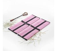 Fonowx Mosquitera para Pierna de Caballo Botas Antimoscas Protectores de Fundas de Malla Cierre de Ancho y Ajuste Estable para Uso Diario Adecuada para Pastizal Rutas y, Rosa