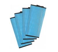 Fonowx Mosquitera para Pierna de Caballo Botas Antimoscas Protectores de Fundas de Malla Cierre de Ancho y Ajuste Estable para Uso Diario Adecuada para Pastizal Rutas y, Azul Claro
