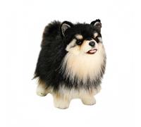 Fonowx Muñeco de Peluche Perro con Diseño Realista Relleno Almohadilla Tacto Apto para Niños Habitación Juvenil Días de Fiesta, 35 25cm, Boca Abierta