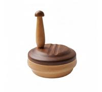 Fonowx Mushroom Candy Container Recipiente Dulces Caja Almacenaje Contenedor Madera con Tapa Soporte Teléfono en la Tapa Hecho de Madera de y Adecuado para Escritorio de Noche Sala de Estar Oficina
