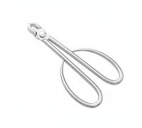 Fonowx nueces Cáscaras Abridor Pinza Multiusos con Cabezal de Aleación y Mango Antideslizante para Abrir sin Dañar Adecuado para Cocina Doméstica Meriendas Camping, Acero Inoxidable