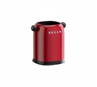 Fonowx Papelera Decorativa Doble Capa Cubo de Basura Cesto de Residuos Bote de Desechos con Diseño Minimalista Apertura sin Tapa para Desecho Ágil, Rojo Retro