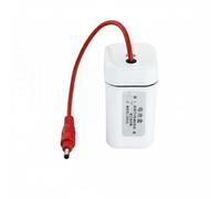Fonowx Paquete de 5 Urinarios Automáticos con Estuche Impermeable para Grifo, Polaridad Positiva Central, Fuente de Alimentación de 6 V, para Inodoros, 6 Piezas