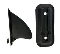 Fonowx para Kayak Inflable Quilla Deriva Timón Universal para la Mayoría de Kayaks y Paddle PVC Resistente al Desgaste Bajo de 4 Pulgadas para Seguimiento