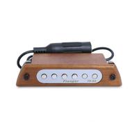 Fonowx Pastilla para Guitarra Acústica con Imán Micrófono Captador Transductor Madera y Metal con Espuma EVA para Estabilidad Conexión a Amplificador O Mesa Adecuada para Ensayo Actuaciones Estudio