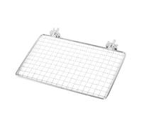 Fonowx Penca de Loros, Uñas de de Recorte, Accesorios de Jaula de Estante de Pájaros de Ejercicio de Acero Inoxidable para Cacatúas de Cacatúas, 28x18cm