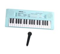 Fonowx Piano con teclado para niños, música Digital, teclado de Piano, juguetes educativos, portátil, 37 teclas con un solo altavoz, juguete para regalo para, Azul