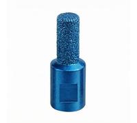 Fonowx Piedra Máquina de Corte Broca de Diamante Fresa Cilíndrica Cabezal Vástago de Acero Apta para Recortar Ranurar y Perfilar Mármol Granito y Adecuada para Taller y Obra, 10mm