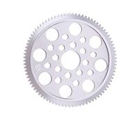 Fonowx Piñón Motor Engranaje Partes Aleación Metal Preciso Eficiencia Mecánica Duradera Adecuado para Motos RC Taller Repuestos 46mm