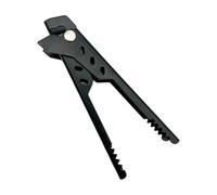 Fonowx Pinza de Agarre para Placa Caliente, Recuperador para Picnic, Barbacoa Al Aire Libre, Microondas Y Horno, Negro, tal como se describe