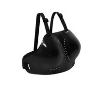 Fonowx Protector de Esgrima para Mujer Pechera Chaleco Placa Torácica Coraza con Estructura Moldeada Resistente y Flujo de Aire Mejorado Fijación Segura al , Negro , M