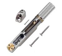 Fonowx Puente Guitarra sin Cabeza con Tornillos y Llaves Compacto Puente Guitarra con Sillines Protege los Tirantes l Sonido para Luthiers, Plata