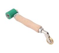 Fonowx Pvc Roller Rodillo de Soldadura Rodillo de Presión Rodillo Manual Herramienta de Rodaje Eje Metálico Mango Ergonómico Superficie de Goma Adecuado para, Verde