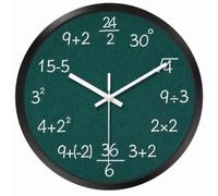 Fonowx Reloj de Aprendizaje Infantil Reloj Educativo Reloj Didáctico Reloj Analógico Niño con Tamaño Compacto Alta Legibilidad Números para Aprender la Hora