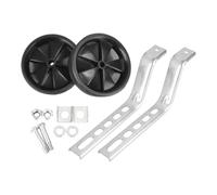 Fonowx Ruedas de Entrenamiento para Bicicletas Infantiles de 12 a 20 Pulgadas, Kit de Montaje de Estabilizador de Repuesto Ligero Y Práctico para Montar, Negro