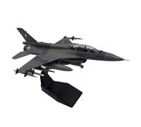 Fonowx Simulación 1:72 Modelo de avión F16 con Soporte de exhibición, Modelo de avión Retro de Recuerdo para Estante, Mueble de TV, Sala de Estar y hogar
