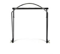 Fonowx Soporte de Armónica para Cuello Soporte Arnés Abrazadera Portaharmónicas con Posición Frontal y Brazos Laterales Regulables Armazón Metálico