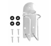 Fonowx Soporte para cortadora de pelo, soporte de almacenamiento resistente para ahorrar espacio, estante de almacenamiento de herramientas para el peluquero, plata