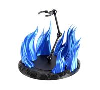 Fonowx Soporte para Figuras de Acción con Efecto de Llama, Fácil de Ensamblar, para Exhibir Figuras, Resistente Y Ligero, Azul