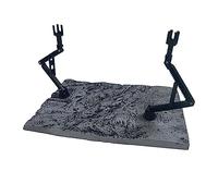 Fonowx Soporte para Muñecas Action Hobbies Base, Portátil, Resistente, Fácil de Montar, Estante Práctico, Reutilizable, Ajustable, 1/144 Accesorios, Negro