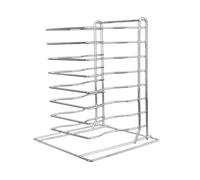 Fonowx Soporte para Pizza, Organizador de Cocina de, Estante de Almacenamiento de Diseño Delgado con Función de Enfriamiento, tal como se describe, 8 capas