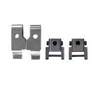 Fonowx Soportes para de Calar Abrazaderas para de Alambre Adaptador Sin Pasador de Alambre de Metal Herramientas de Ferretería Fáci, Juego de 4 Piezas