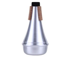 Fonowx Sordina de Trompeta Sordina Práctica Silenciador Accesorio Amortiguador Diseño con Corcho Doble Fijación Segura Tapa Discreta Transporte Fácil