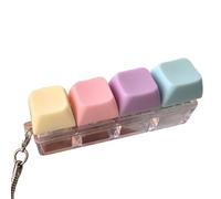Fonowx Teclado con, Ligero, Creativo, Juguete Relajante con Botones de Teclado Mecánico para Regalar a Adolescentes, 4 Teclas