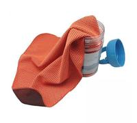 Fonowx Toalla Fría Instantánea de Poliéster con Enfriamiento Rápido para Gimnasio Ejercicio Entrenamiento Cabeza Cuello y Cara Absorbe Sudor y Se Seca, 5 Piezas