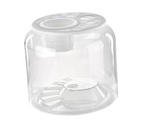 Fonowx Turtle Tank DIY Micro Paisajismo Descripción Creativa de La Sala de Estar de Moda Tanque Acuario Acuático para El Comedor Decoración del Café, L con Tapa