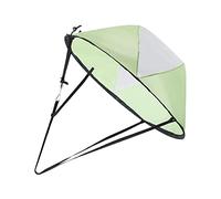 Fonowx Vela para Kayak Instantánea y Desmontable con Ventana Observadora Vela Plegable de PVC Cosida Kit para Adecuada para Bote Hinchable, Verde