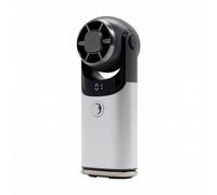Fonowx Ventilador de Mano Usb Ventilador Portátil sin Mini Ventilador Recargable Ajuste Fino de 100 Niveles Motor de Bajo Ruido Batería 3600mah Adecuado para, Plateado, 131.5 50 43mm