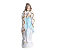 Fonowx Virgen María Estatua Figura Modelo Miniatura de Resina Accesorio para Juegos de Mesa de Arena Adecuada para Regalos Coleccionables