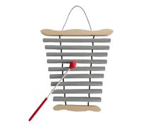 Fonowx Xilófono Infantil Educativo Glockenspiel Percusión Manual Madera Metal Barras Sonoras con Bicolor Timbre Brillante Fácil de Llevar Apto para Rítmica, Plateado