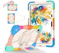 FONREST Funda resistente para Lenovo Tab M11/Idea Tab de 11 pulgadas/Xiaoxin Pad 11 2025 con soporte para bolígrafo, soporte giratorio/anillo colgante, correa de hombro, resistente a los golpes, TB