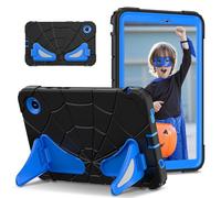 FONREST Funda resistente para niños para Samsung Galaxy Tab A11 (2025) / A9 (2023) de 8.7 pulgadas con soporte de doble patas y portalápiz S Pen, funda protectora a prueba de golpes de PC+Silicona de
