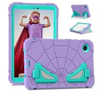 FONREST Funda resistente para niños para Samsung Galaxy Tab A11 (2025) / A9 (2023) de 8.7 pulgadas con soporte de doble patas y portalápiz S Pen, a prueba de golpes, PC + Silicona, resistente para