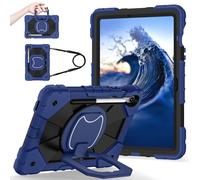 FONREST Funda resistente para Samsung Galaxy Tab S10 Lite de 10.9 pulgadas 2025 SM-X400/X406B con soporte para bolígrafo S, soporte giratorio/anillo colgante, correa de hombro resistente a los golpes