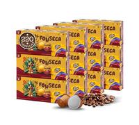 FONSECA Cápsulas Café Colombia Compatibles con Nespresso, Pack de 220 Cápsulas Nespresso de Café 100% Arábica Suave con Aromas de Miel Dorada, Tueste Medio Intensidad 8 Producido en Portugal